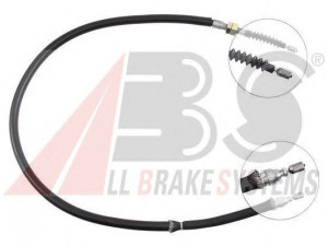 A.B.S. K13307 trosas, stovėjimo stabdys 
 Stabdžių sistema -> Valdymo svirtys/trosai
96092671, 96092761