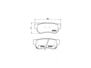 BREMBO P 30 014 stabdžių trinkelių rinkinys, diskinis stabdys 
 Techninės priežiūros dalys -> Papildomas remontas
4841321B10, 5830217A00, 5830226A00