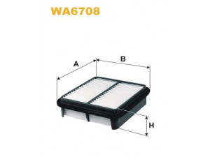 WIX FILTERS WA6708 oro filtras 
 Techninės priežiūros dalys -> Techninės priežiūros intervalai
1780111050