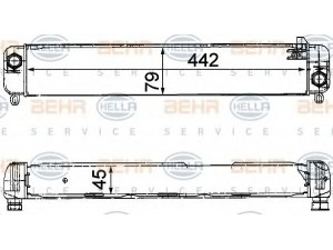 HELLA 8MO 376 725-571 alyvos aušintuvas, variklio alyva 
 Aušinimo sistema -> Radiatorius/alyvos aušintuvas -> Alyvos aušintuvas
617 180 00 65, A 617 180 00 65