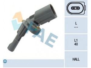 FAE 78126 jutiklis, rato greitis 
 Elektros įranga -> Jutikliai
1K0 927 808 A, WHT 003 858 A