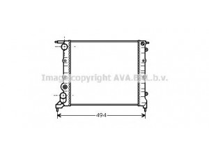 AVA QUALITY COOLING RT2042 radiatorius, variklio aušinimas 
 Aušinimo sistema -> Radiatorius/alyvos aušintuvas -> Radiatorius/dalys
7700784040, 7701034770