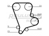 ROULUNDS RUBBER RR1134 paskirstymo diržas 
 Techninės priežiūros dalys -> Papildomas remontas
0K55112205B, OK55112205B