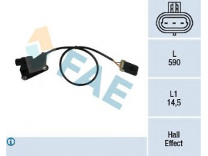 FAE 79137 RPM jutiklis, variklio valdymas; jutiklis, skirstomojo veleno padėtis 
 Variklis -> Variklio elektra
6238000, 90412795