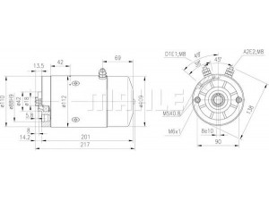 MAHLE ORIGINAL MM 135 elektrovariklis
C134AK/O0