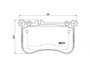 BREMBO P 50 098 stabdžių trinkelių rinkinys, diskinis stabdys 
 Techninės priežiūros dalys -> Papildomas remontas
0064200520, 0064201620, 0064205620