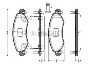 BOSCH 0 986 TB2 344 stabdžių trinkelių rinkinys, diskinis stabdys 
 Techninės priežiūros dalys -> Papildomas remontas
1605976, 4704578, 4706748, 4706835