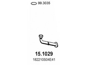ASSO 15.1029 išleidimo kolektorius 
 Išmetimo sistema -> Išmetimo vamzdžiai
18210S04E41, 18220S04E41