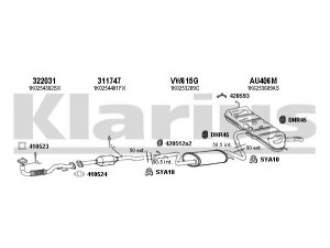KLARIUS 940604U išmetimo sistema