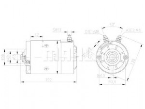 MAHLE ORIGINAL MM 59 elektrovariklis
