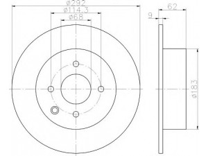 PAGID 55343 stabdžių diskas
43206EW81B