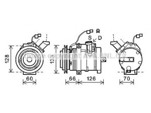 AVA QUALITY COOLING MTK228 kompresorius, oro kondicionierius 
 Oro kondicionavimas -> Kompresorius/dalys
7813A084, 7813A085
