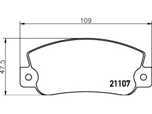 HELLA PAGID 8DB 355 019-061 stabdžių trinkelių rinkinys, diskinis stabdys 
 Techninės priežiūros dalys -> Papildomas remontas
792703, 792704, 5888939, 71770987