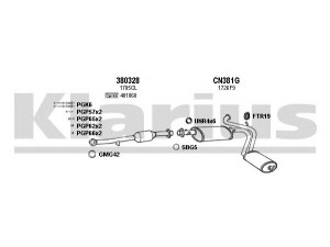 KLARIUS 180678U išmetimo sistema