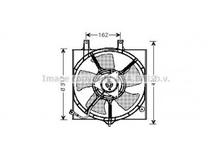 AVA QUALITY COOLING DN7510 ventiliatorius, radiatoriaus 
 Aušinimo sistema -> Oro aušinimas
214819F300