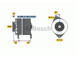 BOSCH 0 120 469 107 kintamosios srovės generatorius
99454110