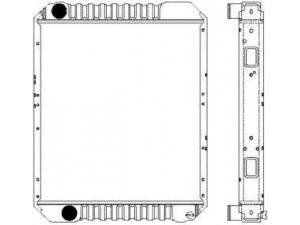 SAKURA  Automotive 1191-0201 radiatorius, variklio aušinimas