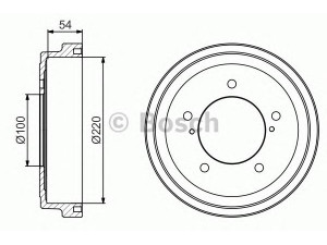 BOSCH 0 986 477 236 stabdžių būgnas 
 Stabdžių sistema -> Būgninis stabdys -> Stabdžių būgnas
43511-65D00
