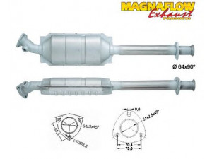 MAGNAFLOW 81818 katalizatoriaus keitiklis 
 Išmetimo sistema -> Katalizatoriaus keitiklis
7710252, 7783574, 7710252, 7783574