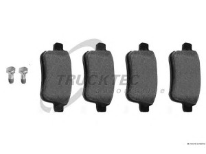 TRUCKTEC AUTOMOTIVE 02.35.447 stabdžių trinkelių rinkinys, diskinis stabdys
415 421 0610, 410601334R, 410603750R
