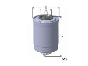 MISFAT M379 kuro filtras 
 Filtrai -> Kuro filtras
028127401A, 028127435, 028127435A