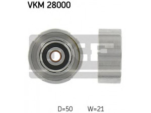 SKF VKM 28000 kreipiantysis skriemulys, paskirstymo diržas 
 Diržinė pavara -> Paskirstymo diržas/komplektas -> Laisvasis/kreipiamasis skriemulys
11 31 1 721 264, 11 31 1 727 141