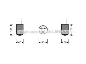 AVA QUALITY COOLING DWD043 džiovintuvas, oro kondicionierius 
 Oro kondicionavimas -> Džiovintuvas
96320092