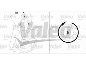 VALEO 433282 starteris 
 Elektros įranga -> Starterio sistema -> Starteris
004741699, 4741699, 4412894, 4448694