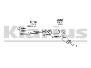 KLARIUS 630409E išmetimo sistema 
 Išmetimo sistema -> Išmetimo sistema, visa