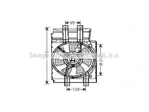 AVA QUALITY COOLING DN7519 ventiliatorius, radiatoriaus 
 Aušinimo sistema -> Oro aušinimas
9212041B00, 9212041B01