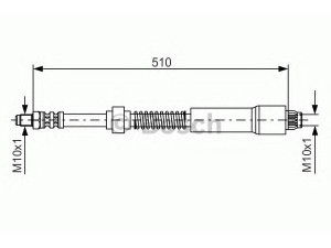 BOSCH 1 987 476 675 stabdžių žarnelė 
 Stabdžių sistema -> Stabdžių žarnelės
4806 62, 4806 62