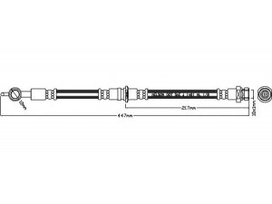 REMKAFLEX 7391 stabdžių žarnelė
PW821070