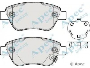 APEC braking PAD2002 stabdžių trinkelių rinkinys, diskinis stabdys 
 Techninės priežiūros dalys -> Papildomas remontas
1605184, 95513810, 1605184, 95513810