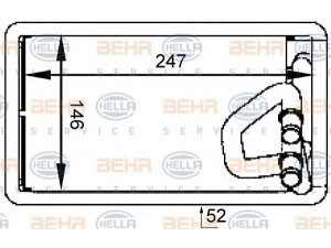 HELLA 8FH 351 333-091 šilumokaitis, salono šildymas 
 Šildymas / vėdinimas -> Šilumokaitis
27140-EB31A