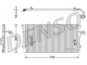 DENSO DCN02027 kondensatorius, oro kondicionierius 
 Oro kondicionavimas -> Kondensatorius