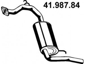 EBERSPÄCHER 41.987.84 galinis duslintuvas 
 Išmetimo sistema -> Duslintuvas
18307-SH3-G14