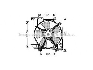 AVA QUALITY COOLING SU7503 ventiliatorius, radiatoriaus 
 Aušinimo sistema -> Oro aušinimas
45121AE000
