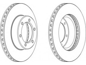 FERODO DDF614 stabdžių diskas 
 Dviratė transporto priemonės -> Stabdžių sistema -> Stabdžių diskai / priedai
4351235200, 4351235250