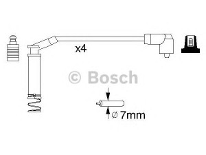 BOSCH 0 986 357 124 uždegimo laido komplektas 
 Kibirkšties / kaitinamasis uždegimas -> Uždegimo laidai/jungtys
1612528, 1612592, 1612651, 90443964