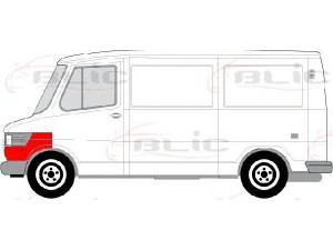 BLIC 6504-03-3545321P sparnas 
 Kėbulas -> Transporto priemonės priekis -> Sparnas/montavimo dalys