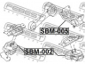 FEBEST SBM-005 variklio montavimas 
 Variklis -> Variklio montavimas -> Variklio montavimo rėmas
41022-AC150