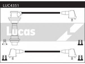 LUCAS ELECTRICAL LUC4351 uždegimo laido komplektas 
 Kibirkšties / kaitinamasis uždegimas -> Uždegimo laidai/jungtys