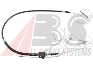 A.B.S. K11996 trosas, stovėjimo stabdys 
 Stabdžių sistema -> Valdymo svirtys/trosai
36400-Y9503