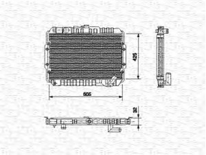 MAGNETI MARELLI 350213551000 radiatorius, variklio aušinimas 
 Aušinimo sistema -> Radiatorius/alyvos aušintuvas -> Radiatorius/dalys
MB 356391, MB356391