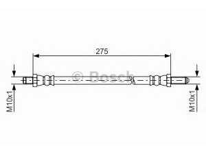 BOSCH 1 987 476 124 stabdžių žarnelė 
 Stabdžių sistema -> Stabdžių žarnelės
89 40 819
