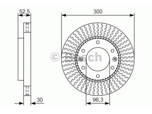 BOSCH 0 986 479 T88 stabdžių diskas 
 Dviratė transporto priemonės -> Stabdžių sistema -> Stabdžių diskai / priedai
517124H500, 517124H500