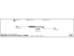 IMASAF 566000248 išmetimo sistema 
 Išmetimo sistema -> Išmetimo sistema, visa