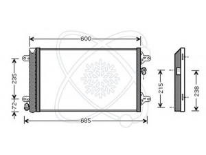 ELECTRO AUTO 30A0026 kondensatorius, oro kondicionierius
1108838, 7M3820411, 7M3820411A