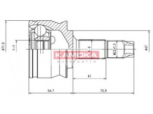 KAMOKA 6259 jungčių komplektas, kardaninis velenas 
 Ratų pavara -> Sujungimai/komplektas
46308000