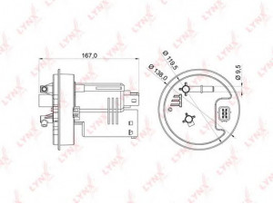 LYNXauto LF-978M kuro filtras 
 Degalų tiekimo sistema -> Kuro filtras/korpusas
42072-AJ020, 42072-AJ030